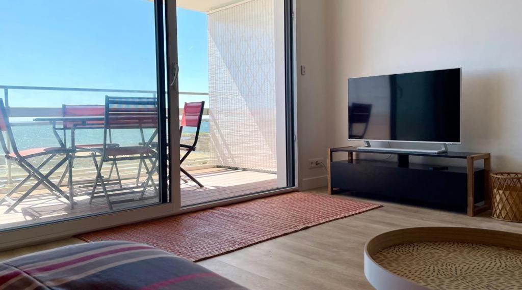 Large Studio Direct Access To The Beach Pornichet Exteriör bild